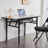 Foldable Height-Adjustable Dining Table for Small Spaces, Multifunctional Retractable Outdoor Stall Table