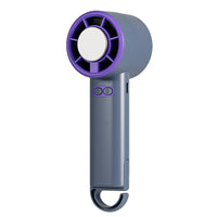 Portable Semiconductor Cooling Mini Handheld Fan with Ice Compress Function, USB Rechargeable
