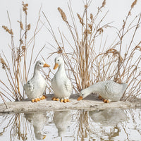 Mini Duck Figurines for Garden, Planter, Fish Tank, and Micro Landscape Decor