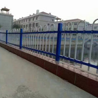 Anti-Climb Zinc Steel Fence Panel for Garden, Yard, Villa, School, Community Walls