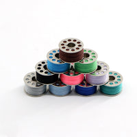 Household Vintage Treadle Sewing Machine Bobbin with 10-Color Thread Spools - Universal Sewing Machine Accessories