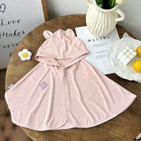 UPF50+ Kids' Breathable Ice Silk Sun Protection Cape Jacket for Summer