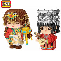 LOZ Mini Building Blocks Ethnic Girl Figure Set for Adults