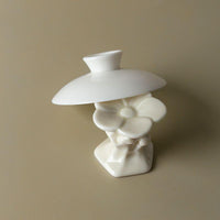 Dehua White Porcelain Teapot Lid Holder & Gaiwan Lid Rest for Kung Fu Tea Ceremony