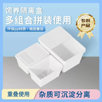Turtle Isolation Breeding Box with Lid - Anti-Bite Tail Separation Hatching Container