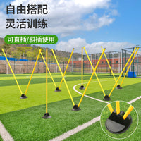 Multi-functional Soccer Agility Training Pole Base with Three Holes
