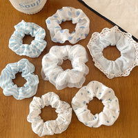 Korean Style Scrunchie Set for Women, Cute Hair Ties for Ponytails