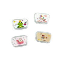 Compact Contact Lens Case with Mirror, Portable Travel Kit for Eyewear
