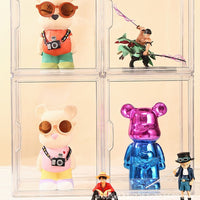 Clear Display Case for Action Figures, Blind Boxes, and Collectibles - Dustproof Storage Box