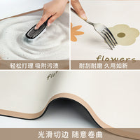 Diatomaceous Earth Bath Mat, Non-Slip Quick Dry Absorbent Shower Floor Mat for Bathroom Entryway