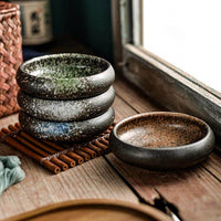 Ceramic Dipping Sauce Dish Appetizer Plate Small Snack Bowl