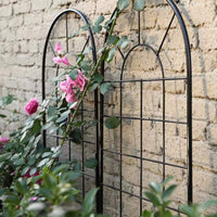 Metal Garden Trellis for Climbing Plants, Rose, Clematis, and Vines - Outdoor Balcony Plant Support