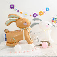 Mid-Autumn Festival Rabbit Balloon for Baby's 1st Birthday Party Decoration