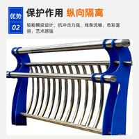 Galvanized Steel Bridge Guardrail for City Overpasses and Pedestrian Walkways