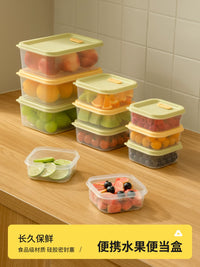 Portable Food Storage Containers for Kids and Adults, Leak-Proof Bento Box Set for Lunch, Snacks, and Picnics