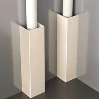 PVC Pipe Cover for Bathroom and Kitchen Pipes, Decorative Corner Protector for Drain and Gas Pipes
