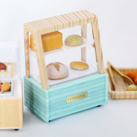 Miniature Dollhouse Food Display Cabinet OB11 Photography Prop