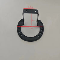 Wall-Mounted Iron Hat Display Rack for Home Organization