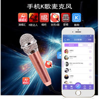 Mini Karaoke Microphone Headset for Mobile Phones