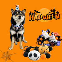 Pet Christmas Chinese New Year Pom-Pom Collar for Cats and Dogs with Magic Tape