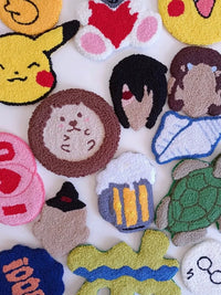 Punch Needle Embroidery Kit for Beginners - DIY Cartoon Coaster Craft Set