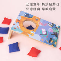 Sandbag Toss Game for Kids - Interactive Outdoor Play Toy