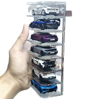 1:64 Diecast Car Display Shelf for Tomica Hot Wheels Matchbox Miniatures