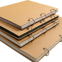 Professional A4 Sketchbook for Artists, 8K Sketch Pad, Watercolor and Gouache Paper, Loose-Leaf Drawing Book for Markers