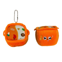 Cartoon Hotpot BBQ Plush Keychain Mini Claw Machine Doll