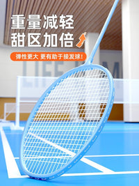 Adult & Kids Badminton Racket Set - Durable Training Rackets for Outdoor Sports & Fitness, Double Racket Pack