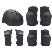 Kids' Adjustable Sports Helmet and Protective Gear Set for Skating and Cycling