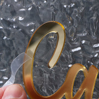 Acrylic Wavy Stone Texture Wedding Card Box Ballot Collection Postcard Holder
