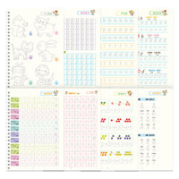 Reusable Groove Tracing Books for Kids - Numbers, English, Math, Pinyin, Chinese Characters & Poetry