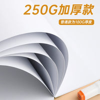 Thickened 250G Drawing Pad A3 A4 Sketchbook 8K Dutch White Cardboard for Art Students Multi-purpose Blank Paper for Sketching Marker Painting