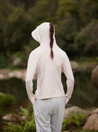 UV Protection Cooling Hoodie for Men and Women, UPF 50+ Quick Dry Sun Protection Jacket with Visor