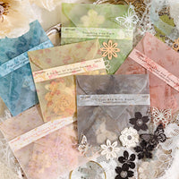 Momo Hollow Floral Material Pack for DIY Scrapbooking & Journal Decoration