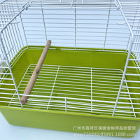 Portable Panoramic Pet Carrier Cage for Hamsters, Sugar Gliders, and Small Birds - Travel and Breeding Cage