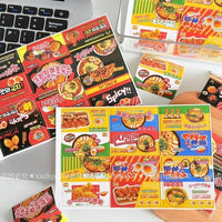 Mini Foldable Dessert-Themed Card Headers for Idol Photo Packaging and Gift Decoration, 120-Count