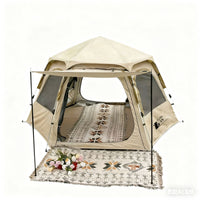 Automatic Pop-Up Camping Tent with UV Protection and Mosquito Net for Outdoor Picnic and Hiking