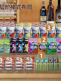 Tiered Countertop Display Rack for Snacks and Small Items