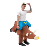 Inflatable Cow Rider Costume for Halloween & Role Play