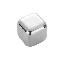 316 Stainless Steel Reusable Ice Cubes with Storage Box and Tongs for Whiskey and Drinks