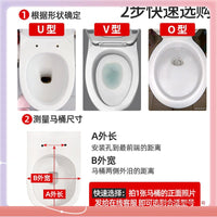 Universal Soft-Close Toilet Seat Cover, Thickened Heavy-Duty Anti-Break Design for U/V/Square Toilets