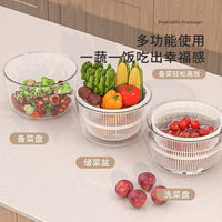 Manual Rotary Vegetable and Fruit Salad Spinner Dryer