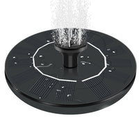 Solar Powered Floating Fountain Pump for Bird Bath Pond Garden Decor with LED Light