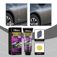 HOMONTH Car Scratch Remover Kit with Nano Cloth and Sponge for Paint and Headlight Care