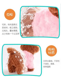 Interactive Plush Robotic Dog Toy with Music and Walking Function for Kids