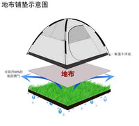 Outdoor Camping Tent Ground Mat Waterproof Moisture-proof Wear-resistant Portable Tarp