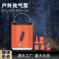 Portable Electric Air Pump for Outdoor Camping Inflatables with SOS Light