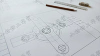 Custom Hand-Drawn CAD Mechanical Engineering Drawings & Assembly Parts Blueprints